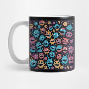 cute monsters halloween colors Mug